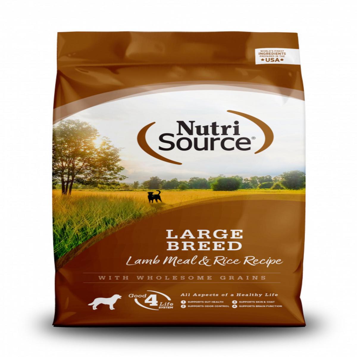 NutriSource Large Breed Adult Lamb and Rice Dry Dog Food