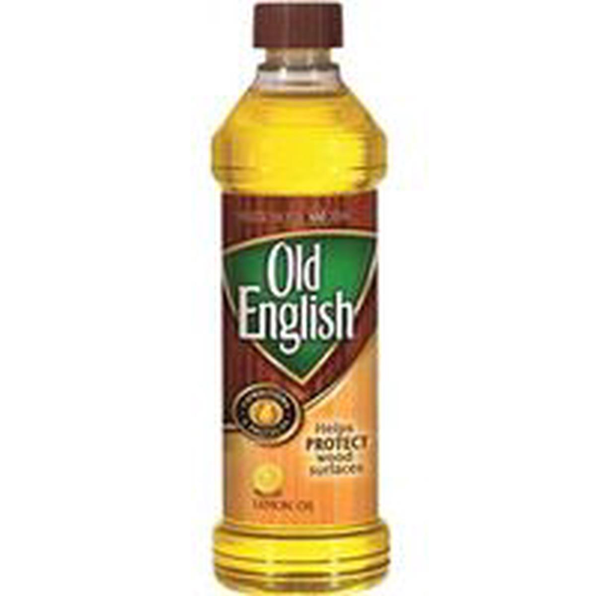 Old English Furniture Polish, 16 oz Bottle, Yellow, Liquid