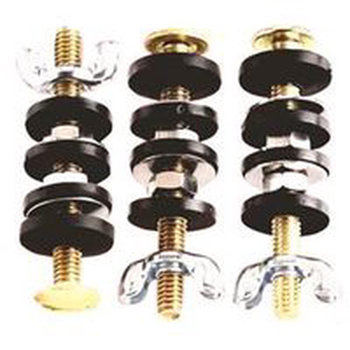 Plumb Pak Bolt Set, 5/16-18 x 3 in Size, Brass (PP835-181)