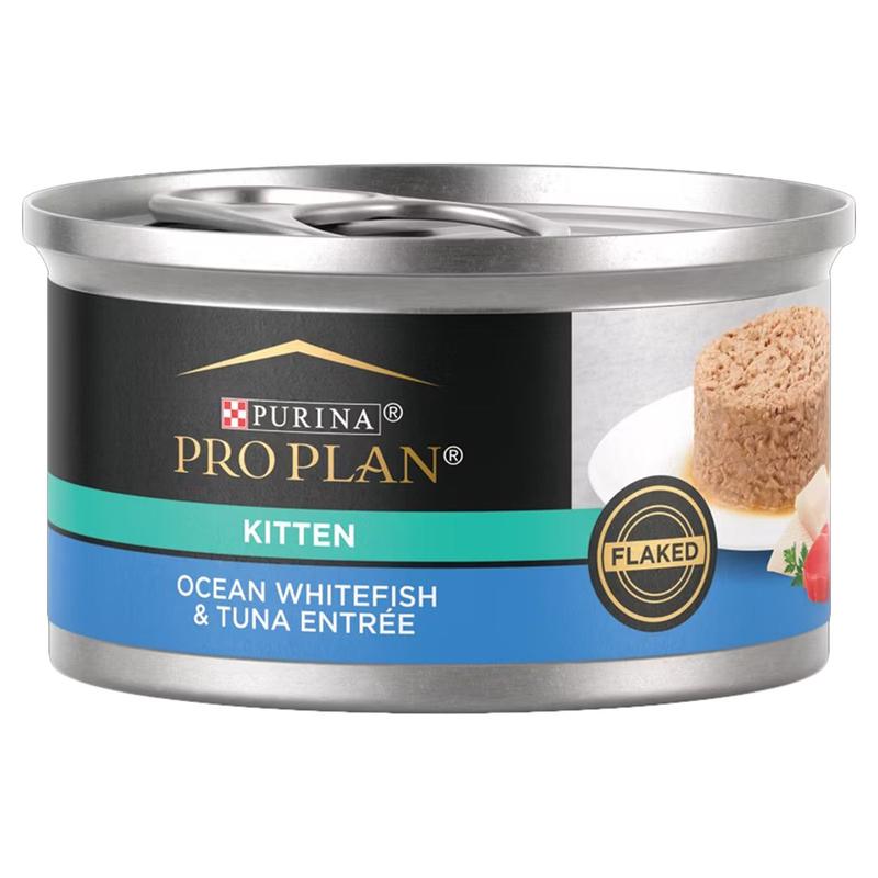Purina Pro Plan Development Ocean Whitefish & Tuna Entree Flaked Wet Cat Food – 3 oz