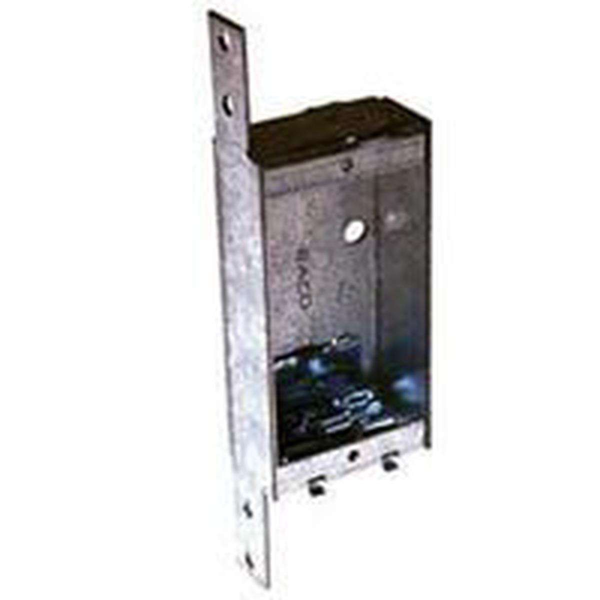 Raco Switch Box, 1-Outlet, 1-Knockout, 1/2 in Knockout, Steel, Gray, Galvanized (404)