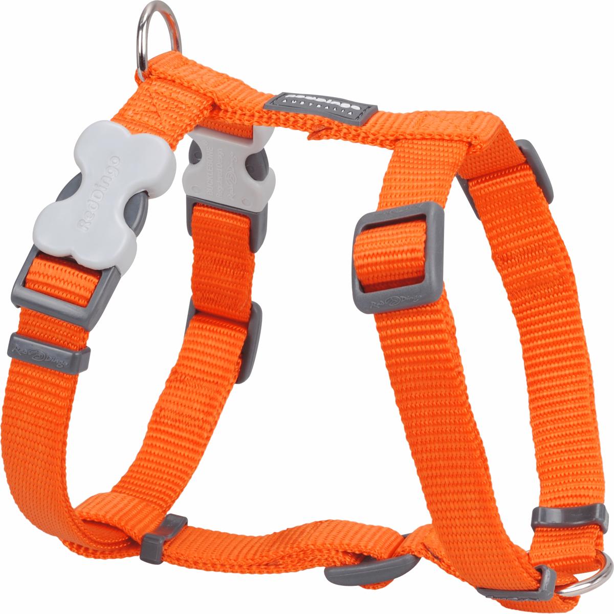 Red Dingo Classic H-Harness – Orange | Large