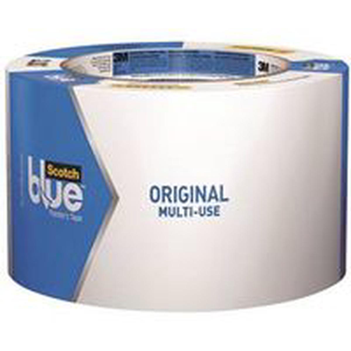 ScotchBlue 2090-3A Painter’s Tape, 60 yd L, 3 in W, Blue