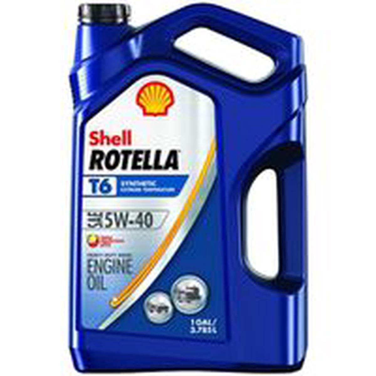 Shell Rotella T6 Diesel Motor Oil 5W-40 1 Gal Jug