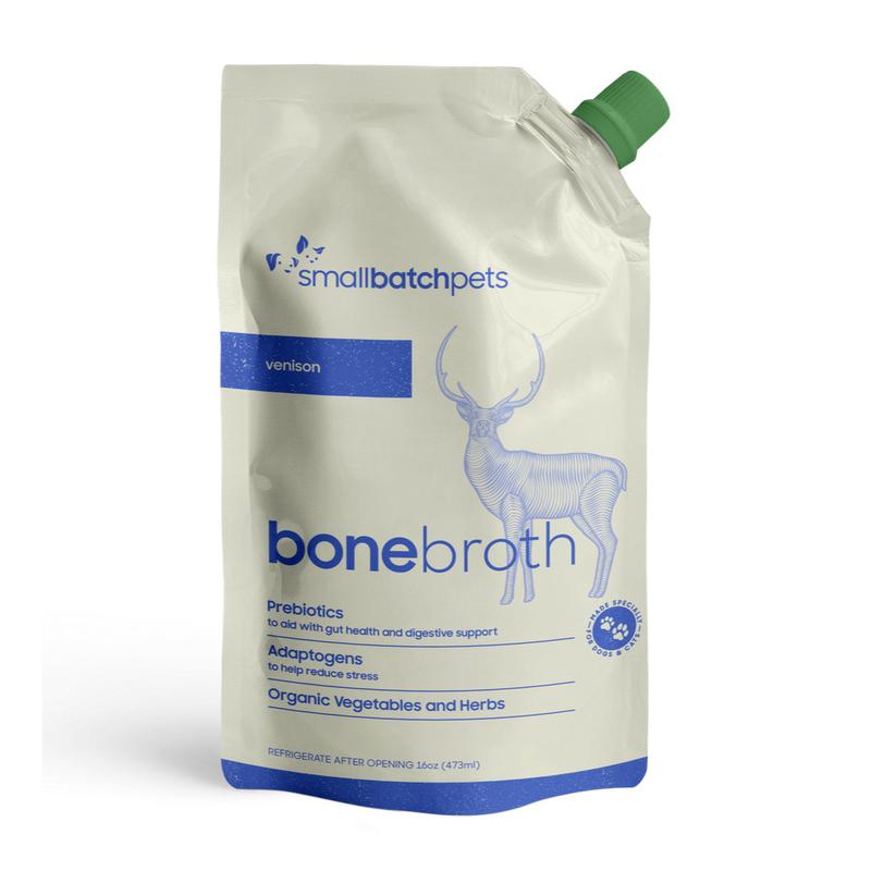 Small Batch Shelf Stable Venison Bone Broth- 16 oz