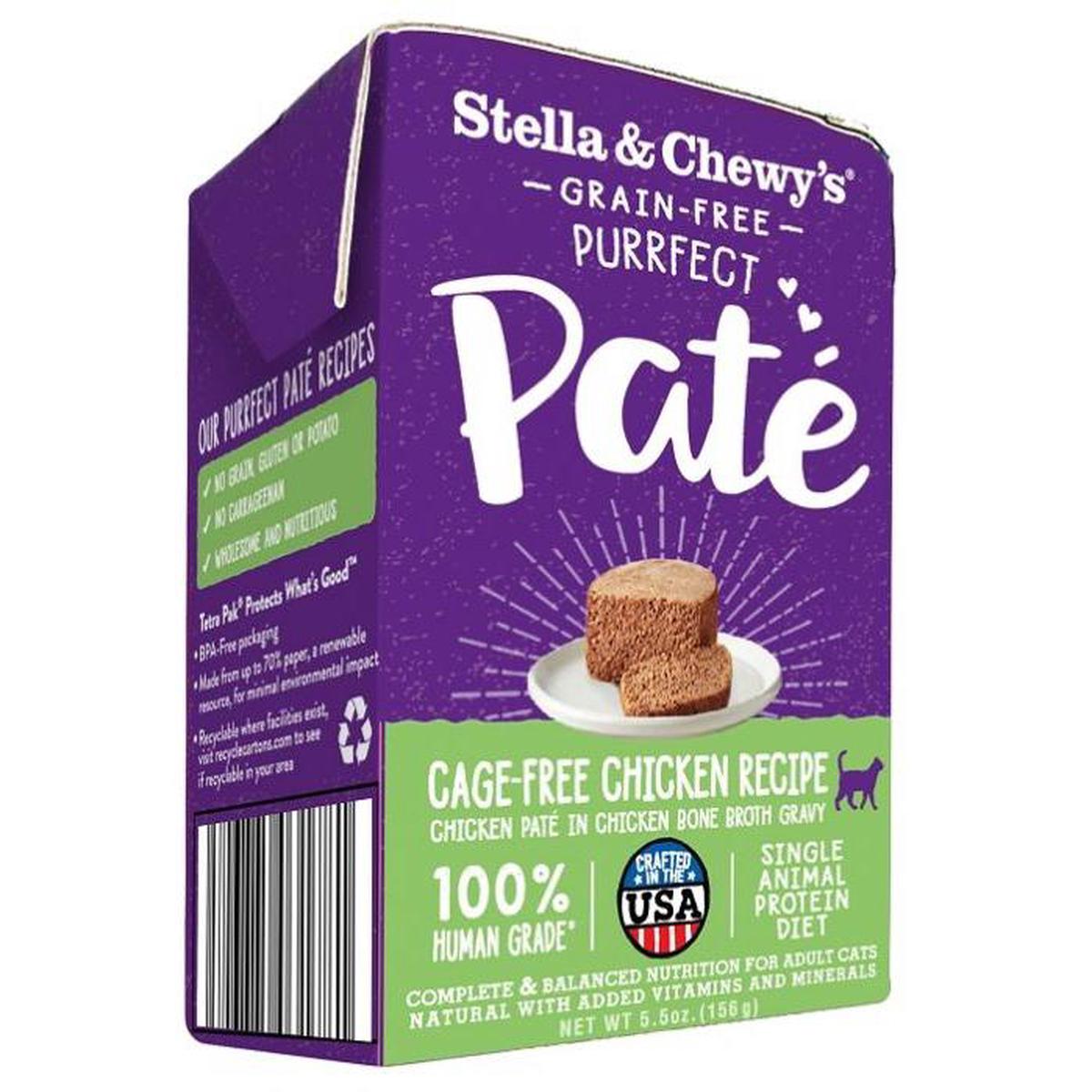 Stella & Chewy’s US Cat Wet Food – Bone Broth & Paste Series – Free Range Chicken Formula 5.5oz