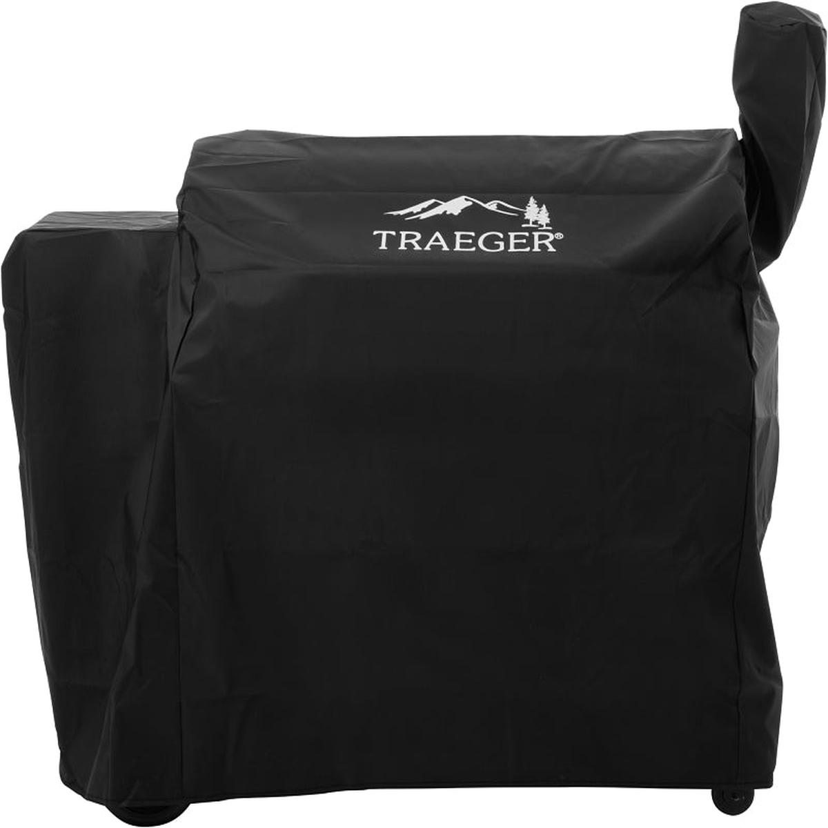 Traeger Hydrotuff Grill Cover, 53 in W, 27 in D, 49 in H, Black (BAC380)