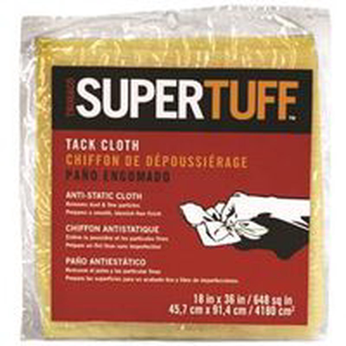 Trimaco SUPERTUFF Tack Cloth, 18 in L x 36 in W, Cotton, Tan (10501)