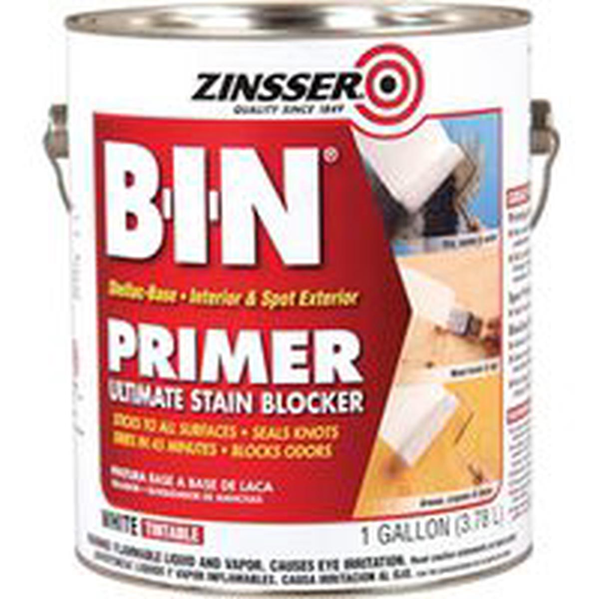 Zinsser 00901 Primer, Oil, Water Base, White, 1 Gal