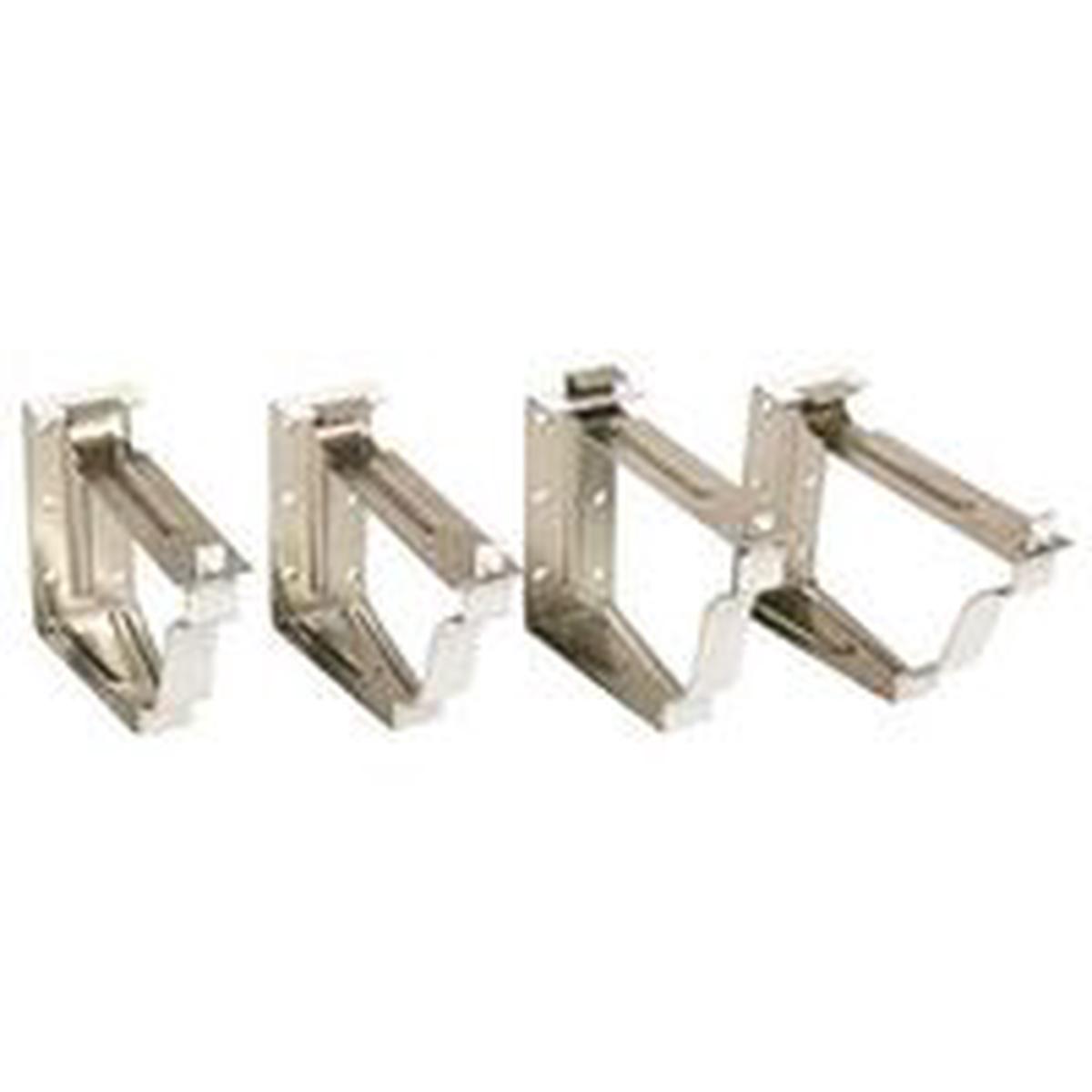 Amerimax Snap Lok Bracket, 4PK, 5″WHT, Polyolefin, White (25024)