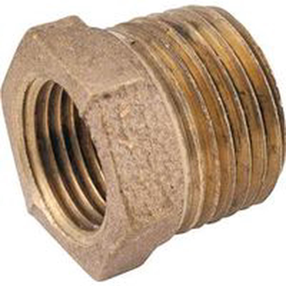 Anderson Metals Reducing Pipe Bushing, 3/4 x 3/8 in, Male x Female
