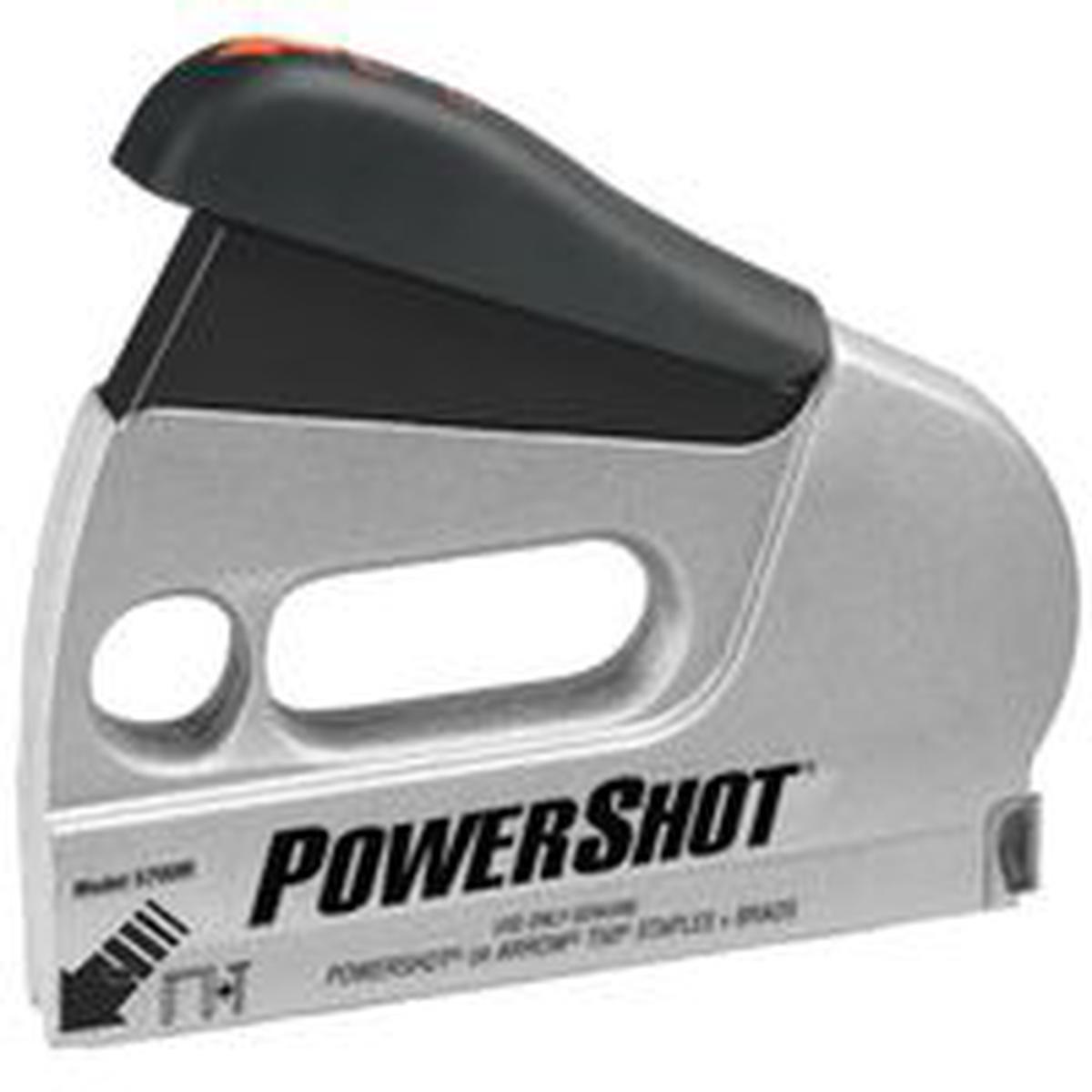 Arrow PowerShot Series Staple Gun and Nailer, T50 Staple, 1/4 to 9/16 in L Leg, Aluminum (5700)