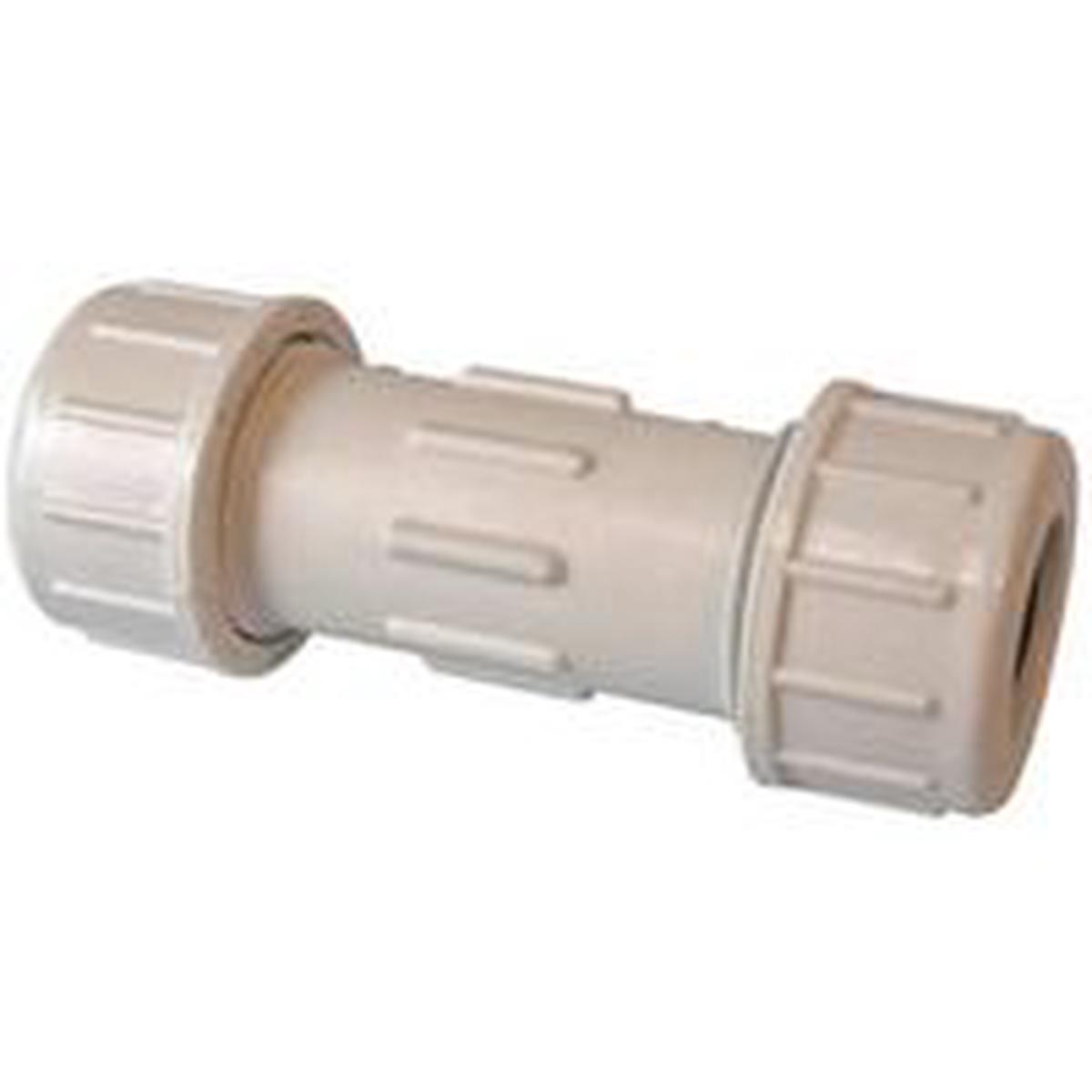 B & K 160-108 Double Seal Coupling 2″ Compression PVC