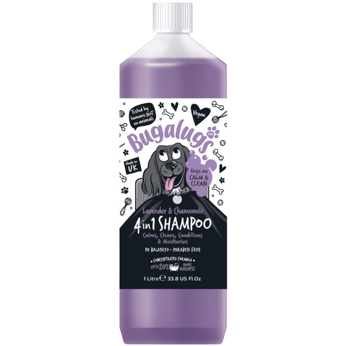 Bugalugs 4-in-1 Lavender & Chamomile Dog Shampoo – 250ml