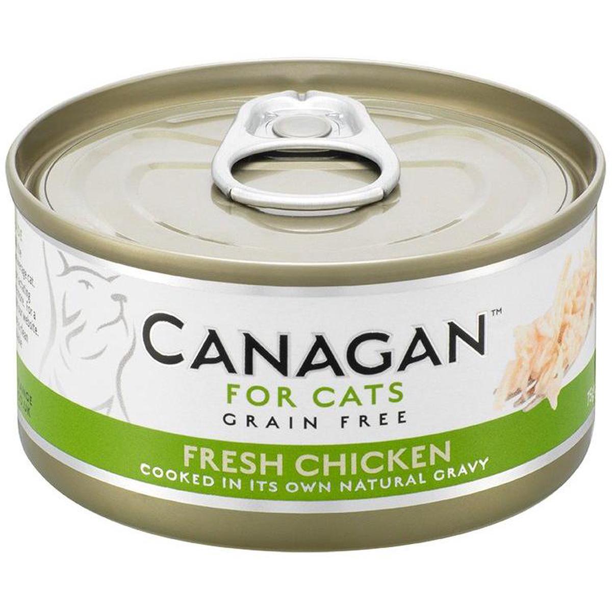 Canagan Natural Grain Free Cat Food Canned – Chicken (75g)