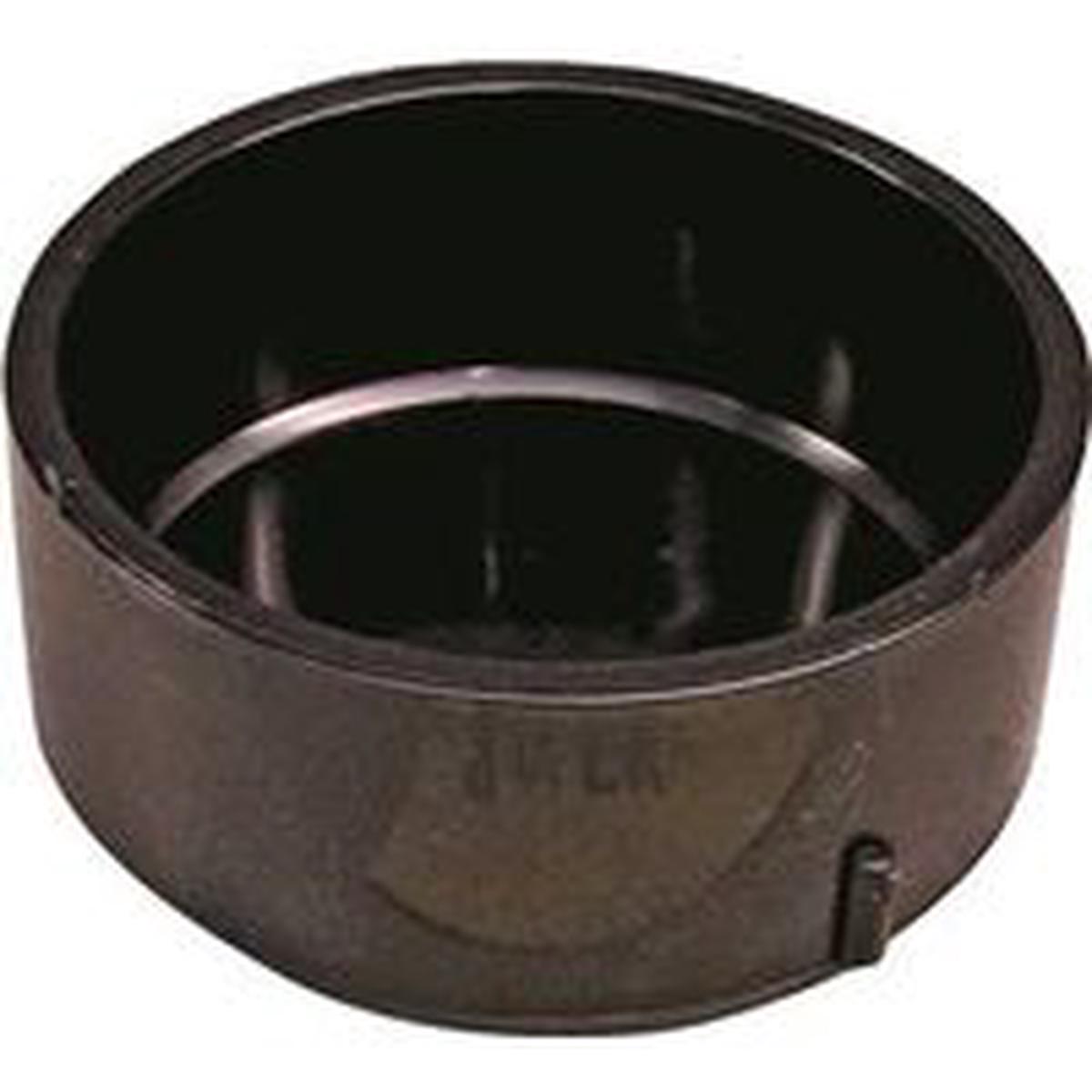 Canplas Pipe Cap, 2 in Hub, ABS, Black, SCH 40 Schedule (103082BC)