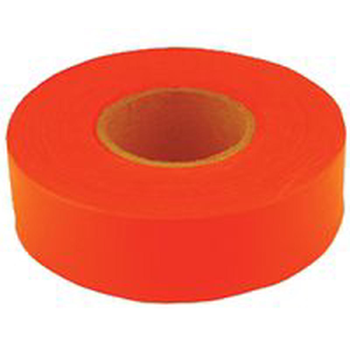 CH Hanson Flagging Tape, 150′ L, 1-3/16″ W, Fluorescent Orange, PVC (17000)