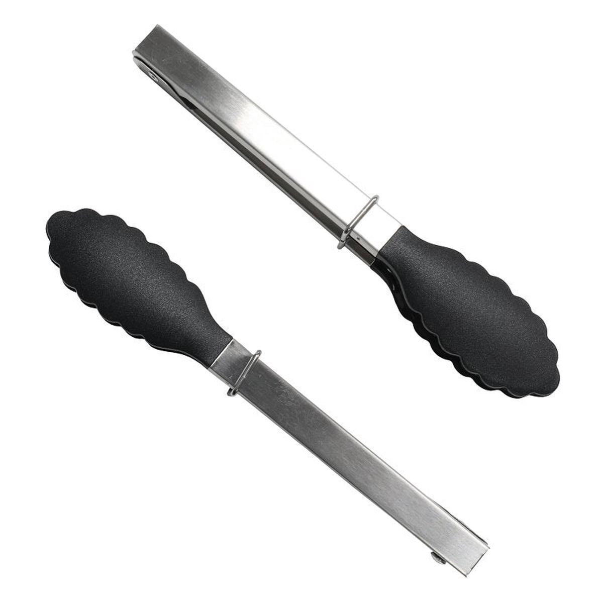 Chef Craft Mini Tongs, 7 in L, Nylon, Dishwasher Safe (22098)