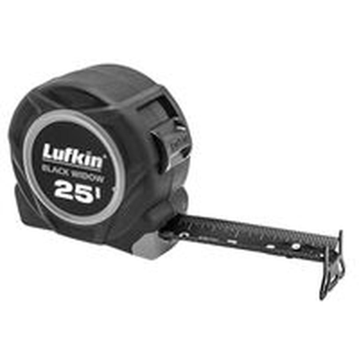 Crescent Lufkin L1205CB Tape Measure, 25 ft L Blade, 1-3/16 in W Blade, Rubber Case