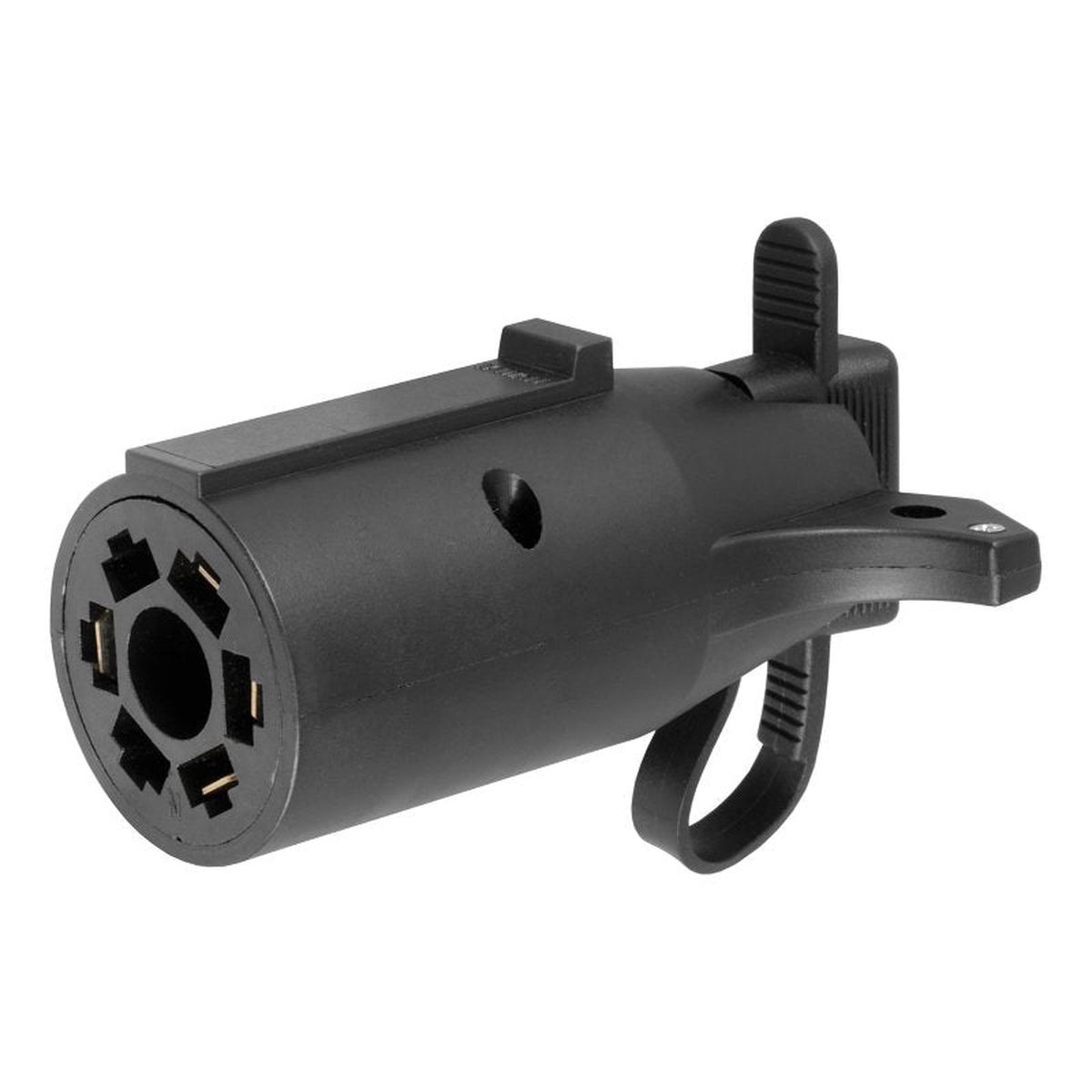 Curt Electrical Adapter With Tester, Plastic Housing Material, Black (57245)