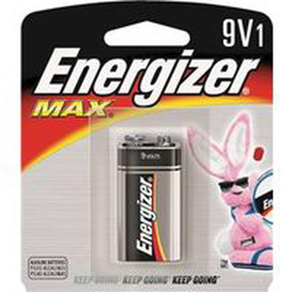 Energizer 9V Alkaline Battery, Manganese Dioxide, Zinc (522BP)