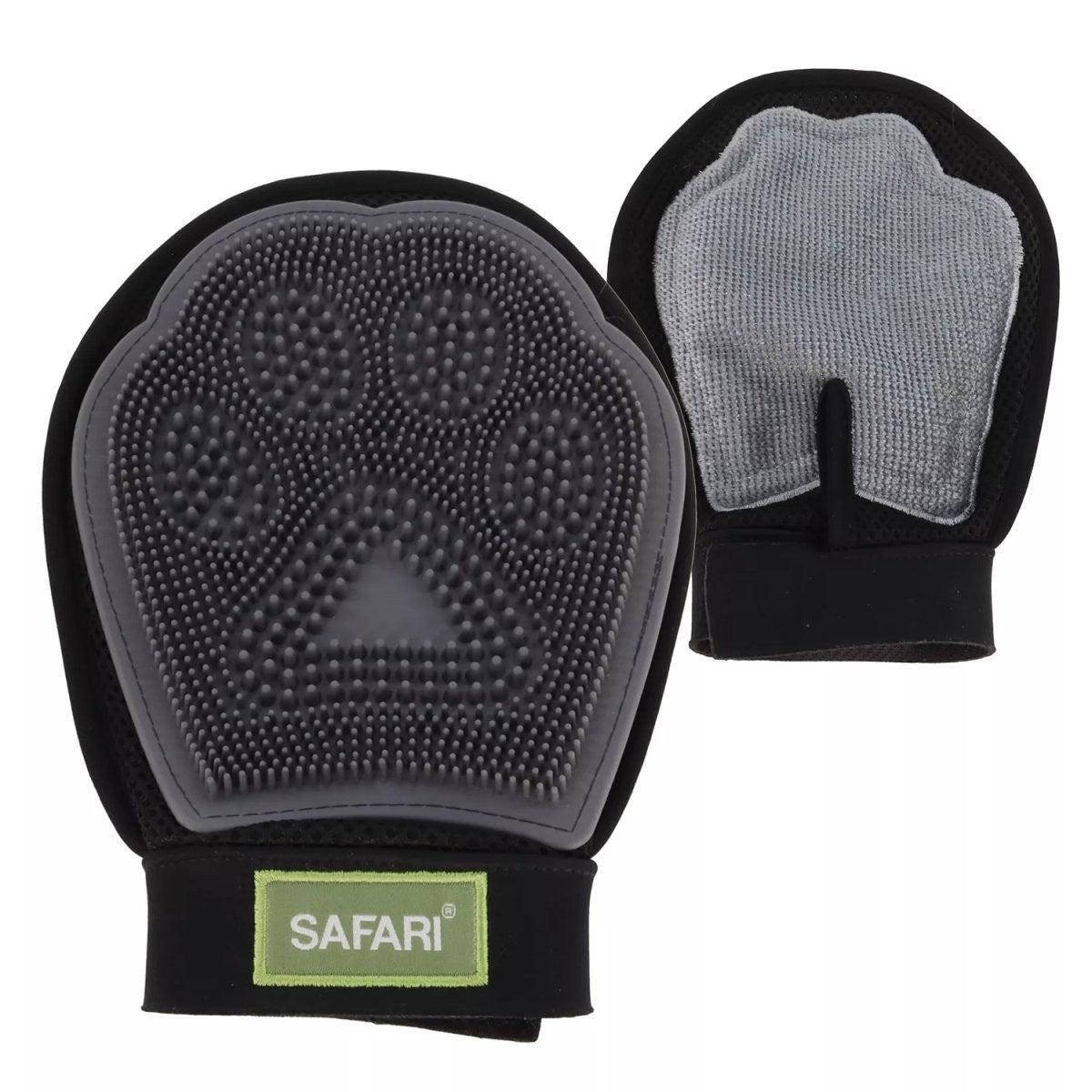 Grooming Mitt, Black & Gray – One Size