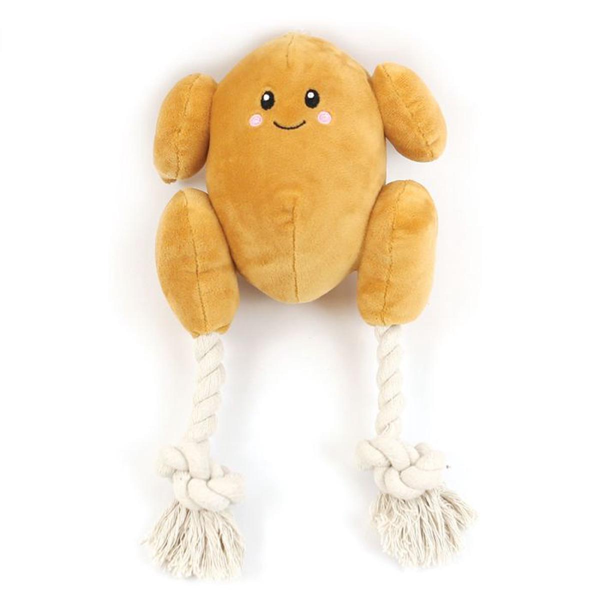 Happy Pet Ropee Turkey Christmas Dog Toy Medium