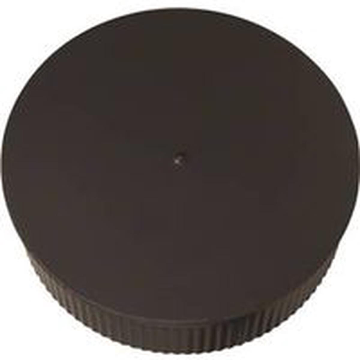 Imperial 8″ Black Round End Cap (BM0153)