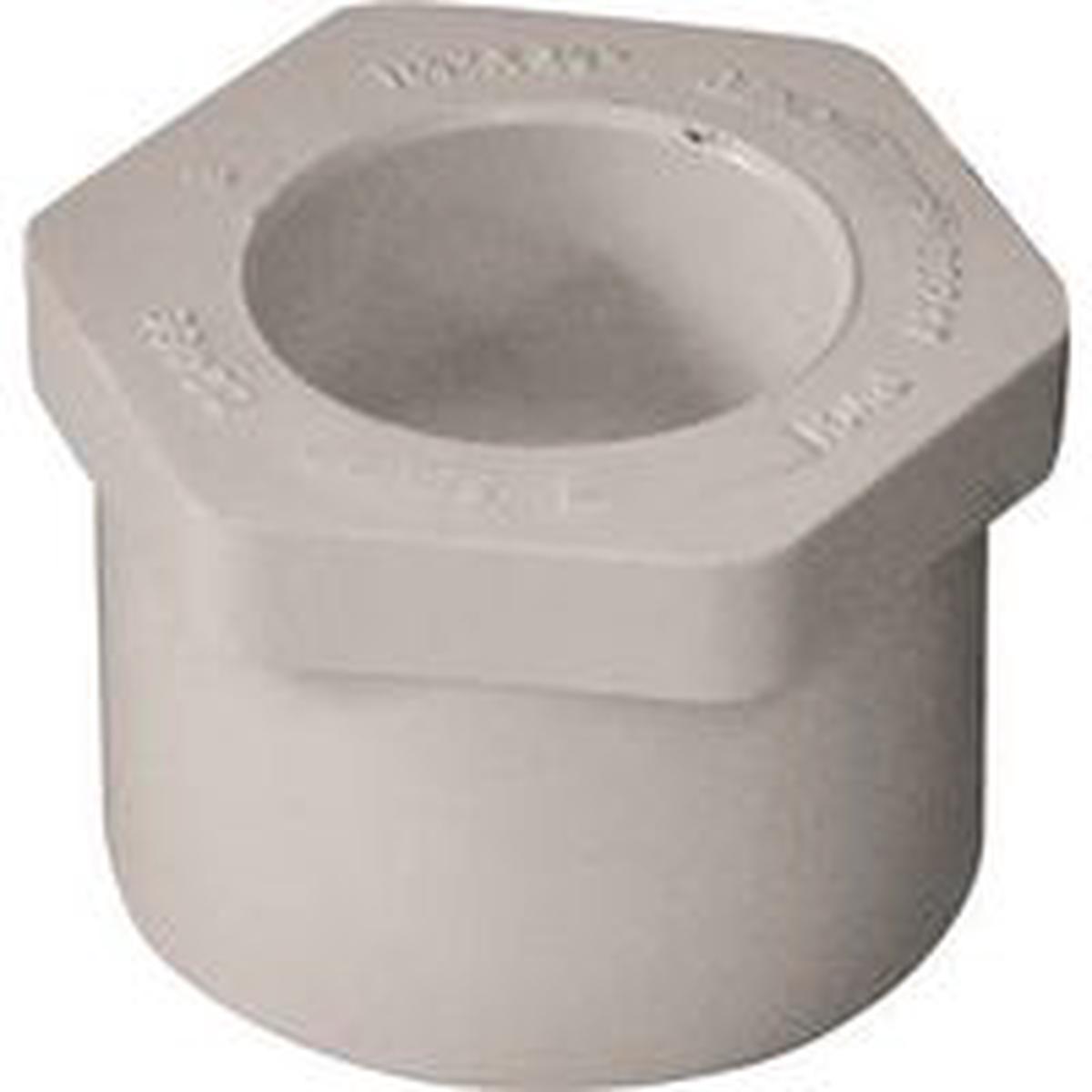IPEX 435651 Reducing Bushing 1-1/4 x 3/4 in Spigot x Socket White SCH 40 Schedule 150 psi Pressure