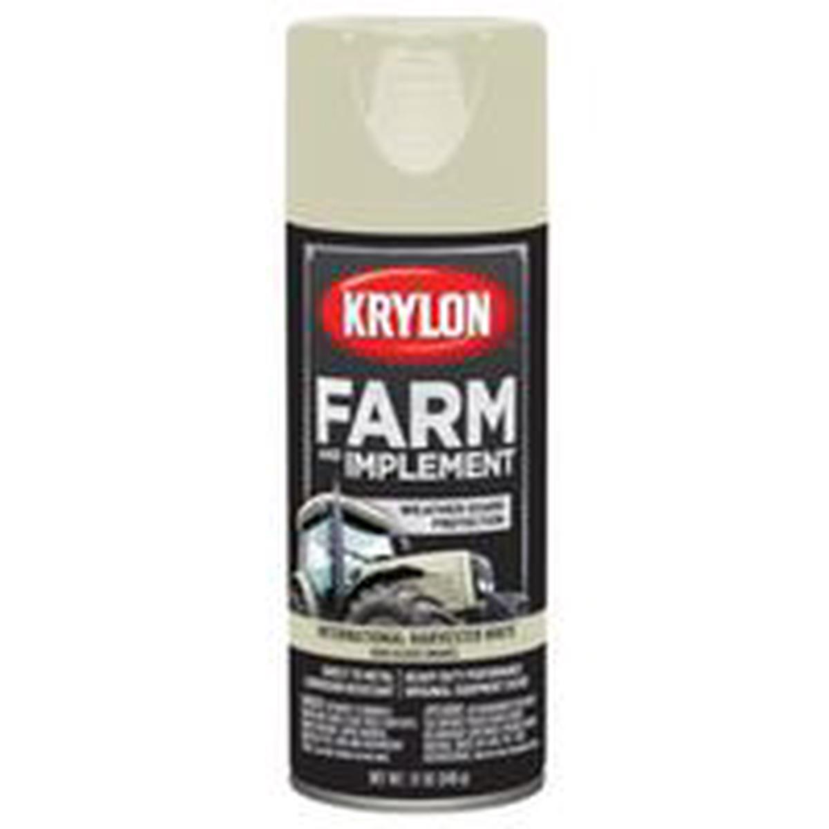 Krylon Farm Equipment Spray, High-Gloss, International Harvester White, 12 oz (K01945000)