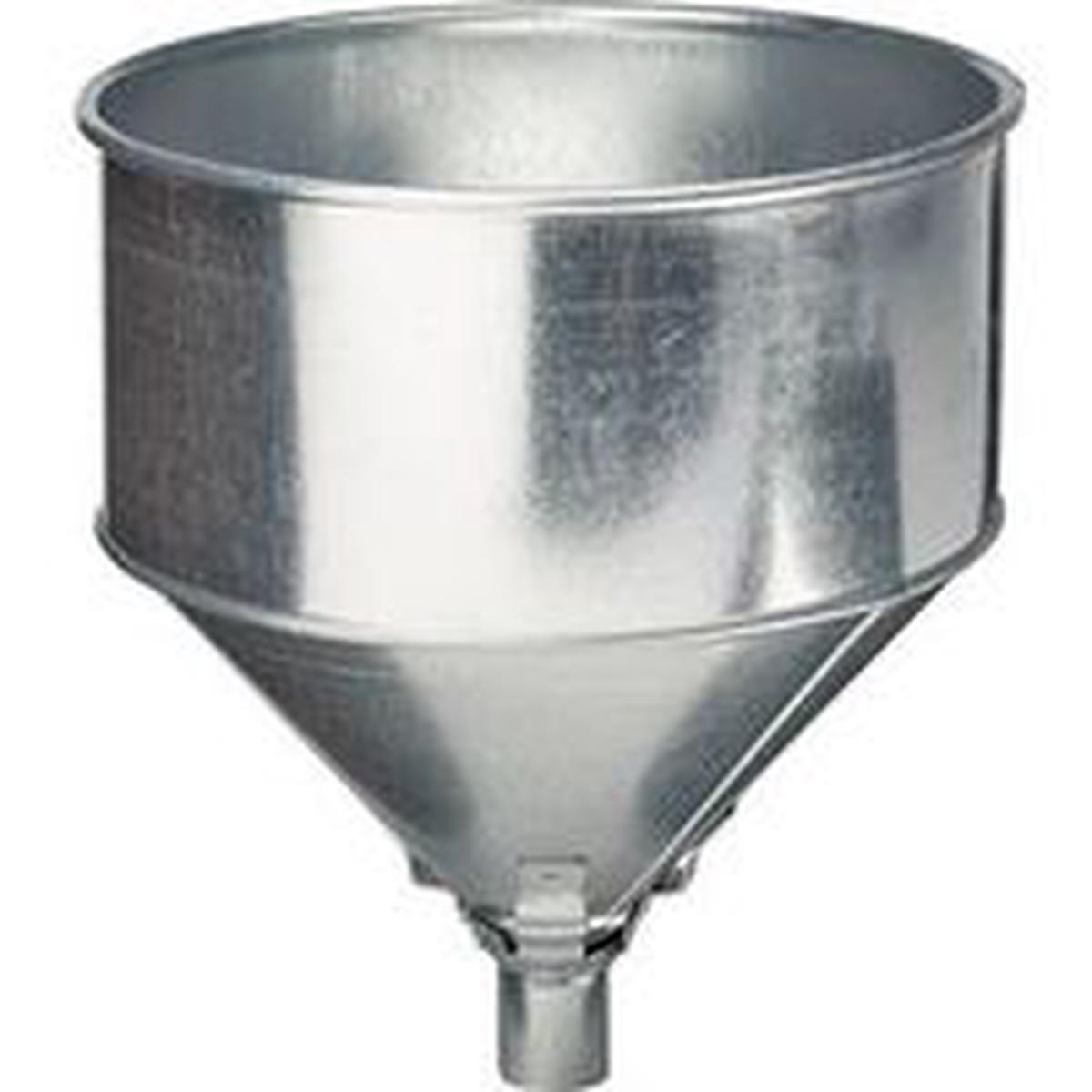 LubriMatic Funnel, 8 Qt, Galvanized Steel, 11-1/2 In H (75-008)