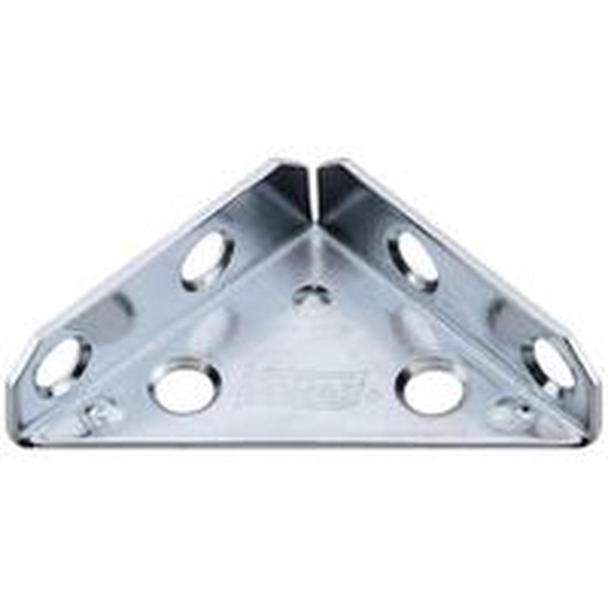 National Hardware V124 Series Corner Brace, 2 in L, Zinc Plated Steel (N337-675)