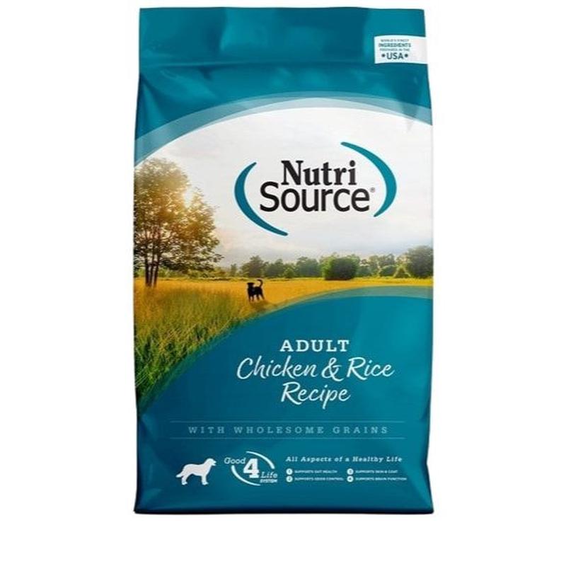 NutriSource Adult Breed Chicken & Rice Dog Food – 26 lb