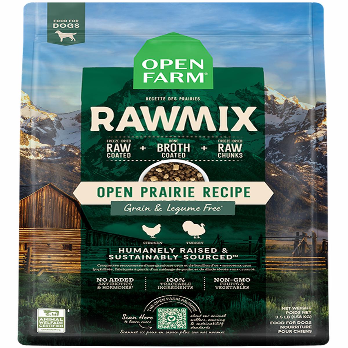 Open Farm Open Prairie Grain-Free RawMix for Dogs