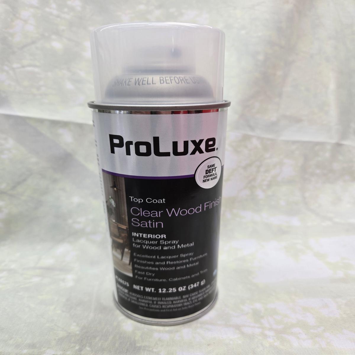 ProLuxe Lacquer Satin Aerosol Clear 12.25 oz Can (PLX017S/54)