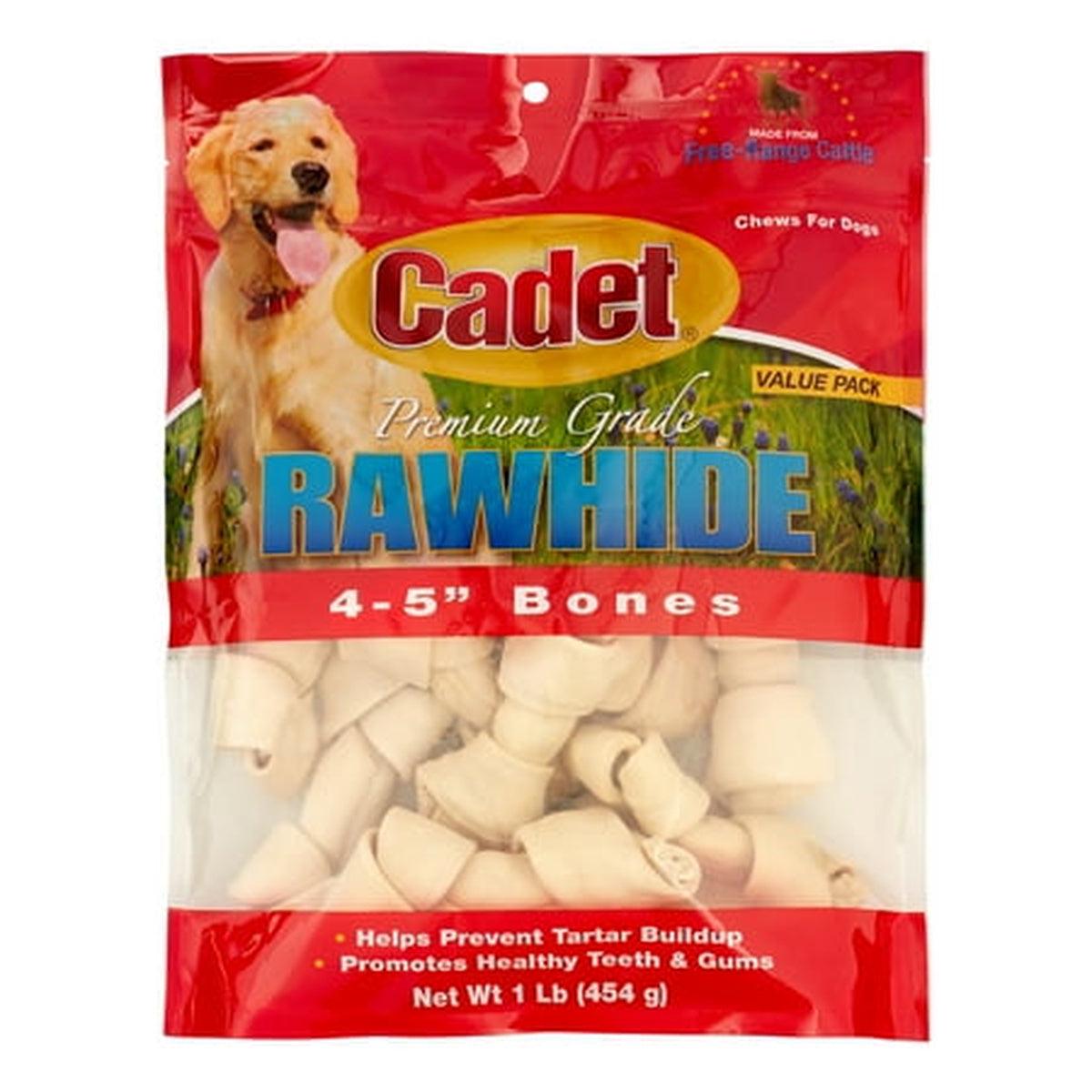 Rawhide Bones Dog Treats 4 in. to 5 in. 1 lb