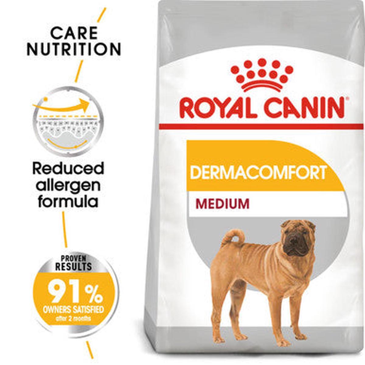 Royal Canin Medium Dermacomfort Adult Dry Dog Food – 3kg
