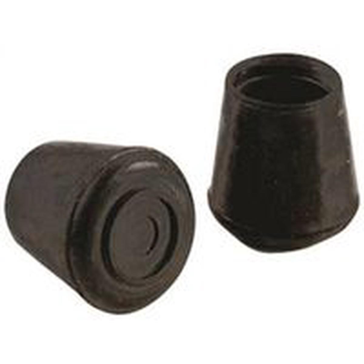 Shepherd Hardware Round Rubber Furniture Leg Tip, Black, 5/8 in Dia (9125)