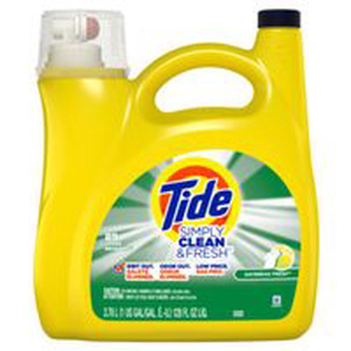Tide Simply Clean and Fresh High-Efficiency Laundry Detergent, 117 fl-oz, Daybreak Fresh