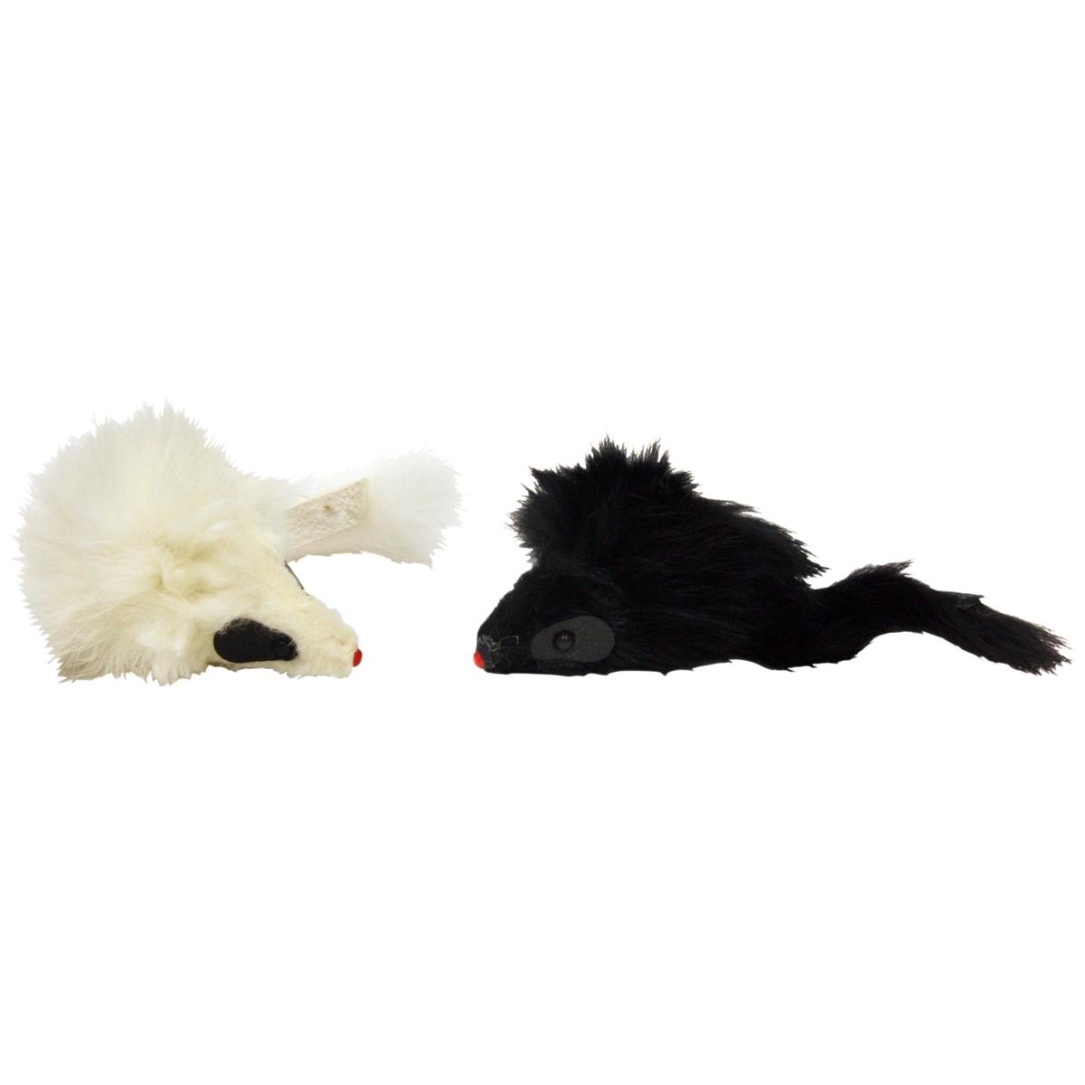 Twin Plush Catnip Mice Toys for Cats 2913