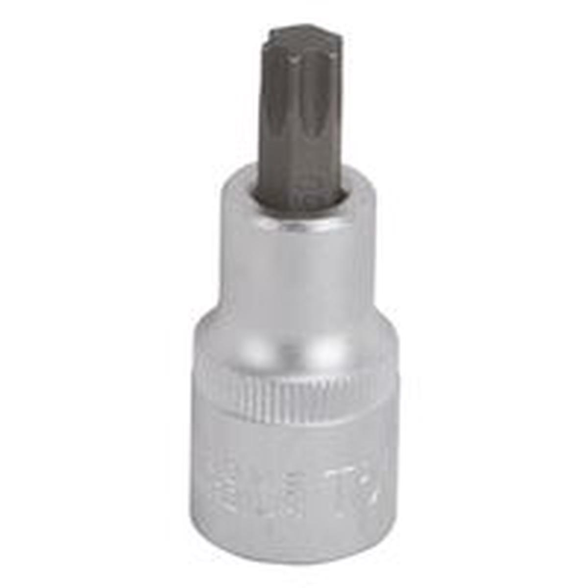 Vulcan Fractional Star Bit Socket T50 Tip Chrome
