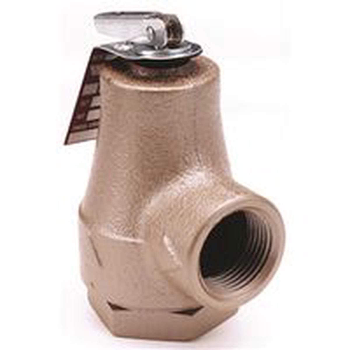 Watts Pressure Relief Valve, 3/4 in, FIP, Iron Body (374A)