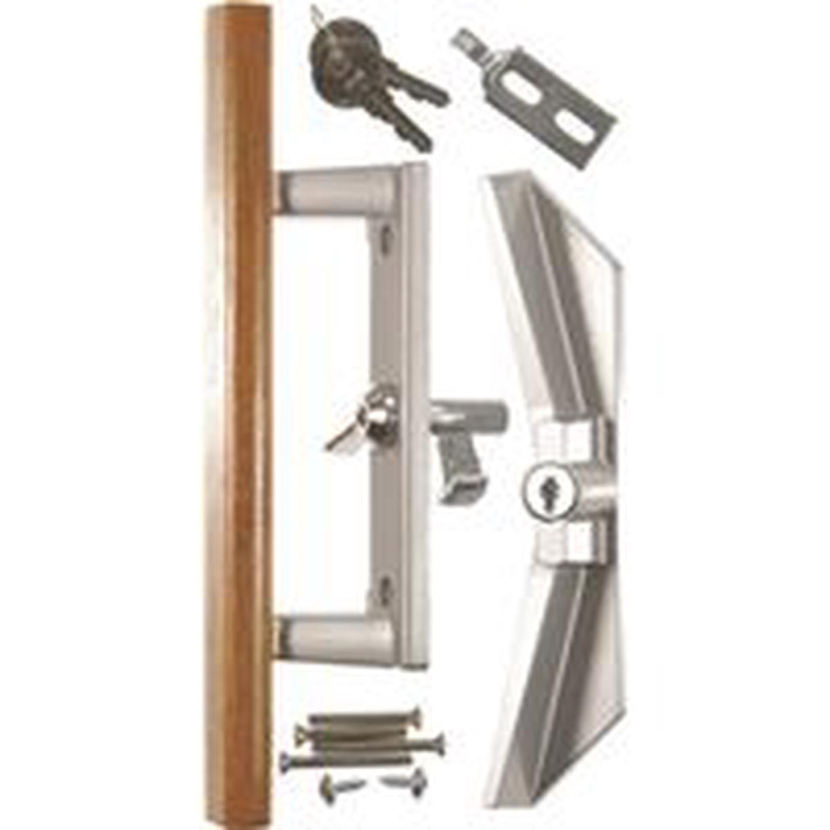 Wright Products Door Handle, Aluminum/Wood, Oak (VK1104)