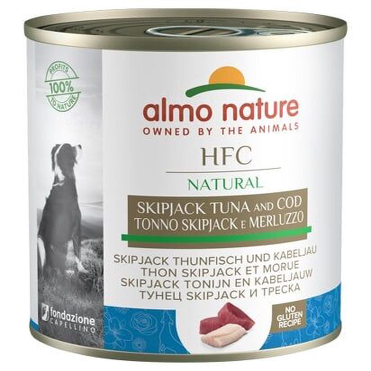 Almo Nature Dog Wet Food – HFC Natural Skipjack Tuna 290g