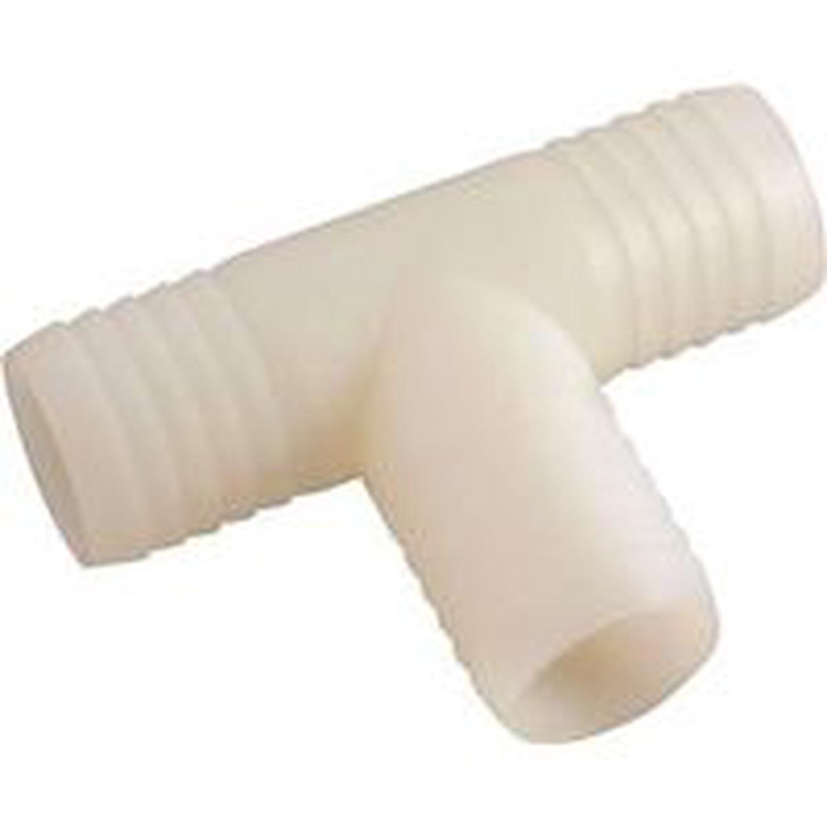 Anderson Metals Hose Tee, 5/8 in, Barb, Nylon (53724-10)