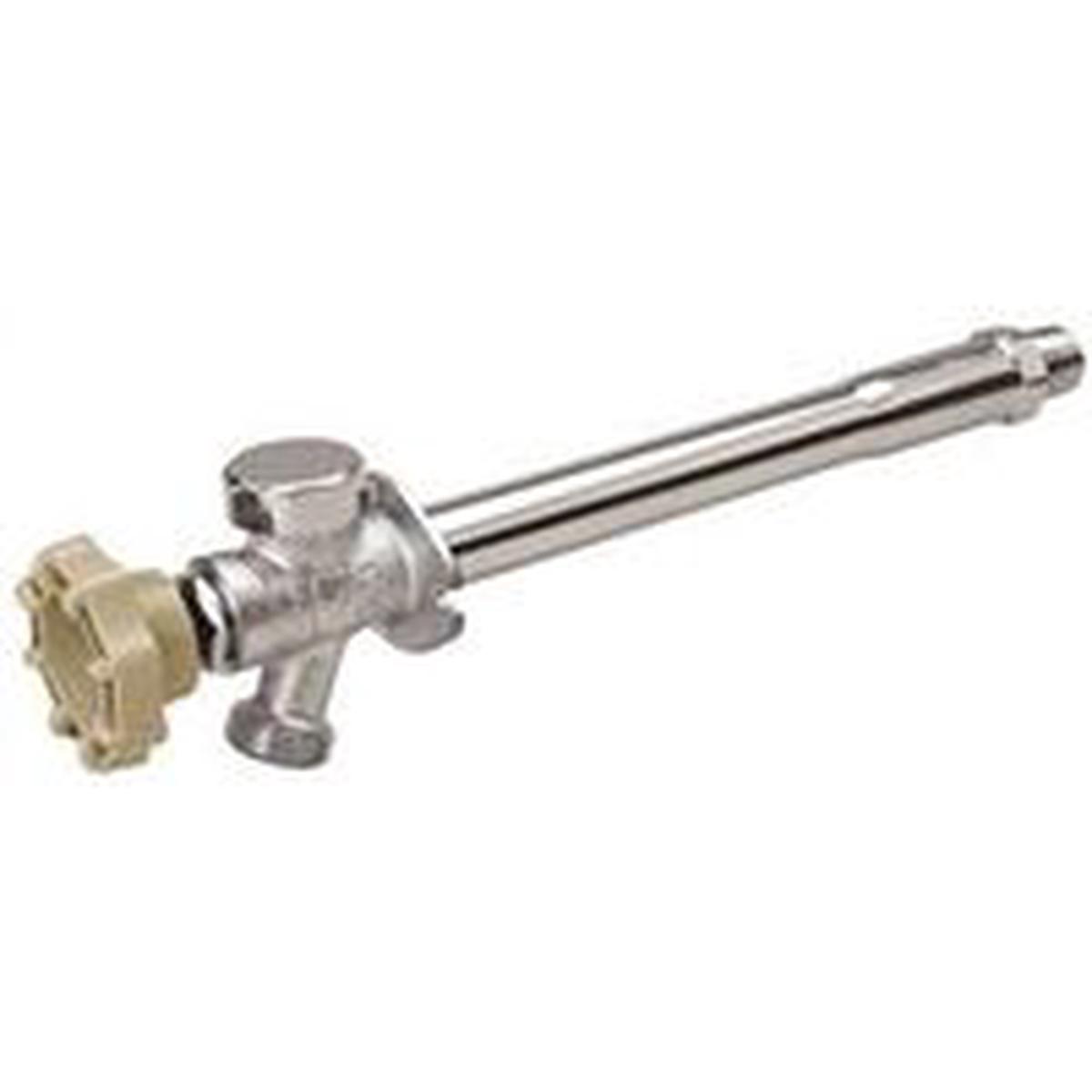 B & K Anti-Siphon Frost-Free Sillcock Valve 1/2 x 3/4 in MPT x Hose 6 in L Chrome Brass Bo (104-823HC)