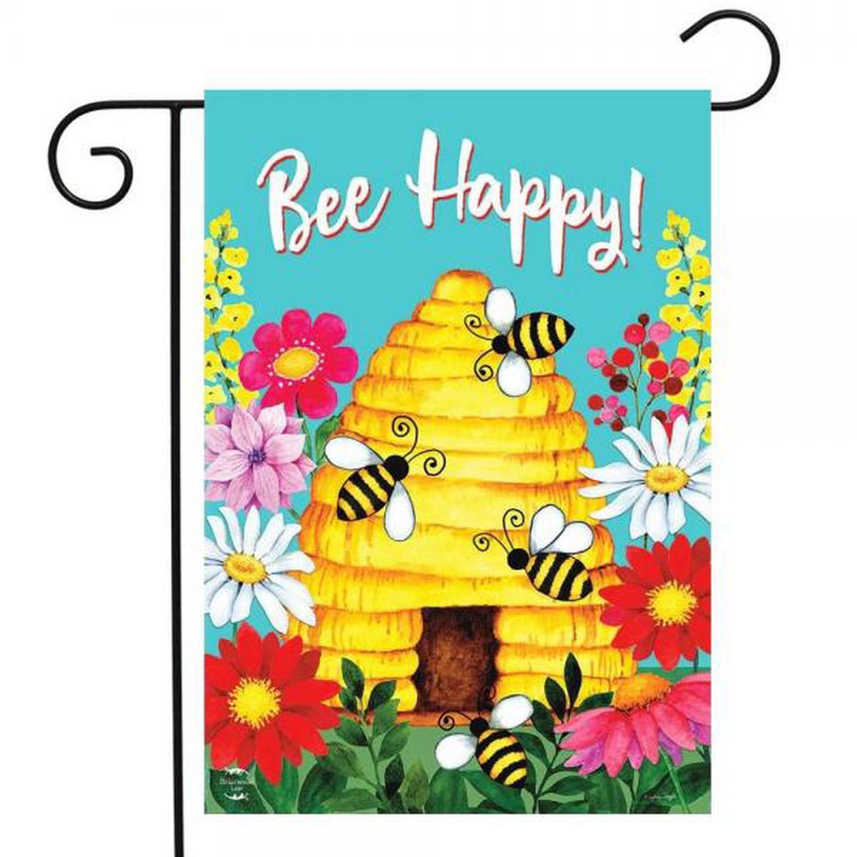Bee Happy Hive Flag