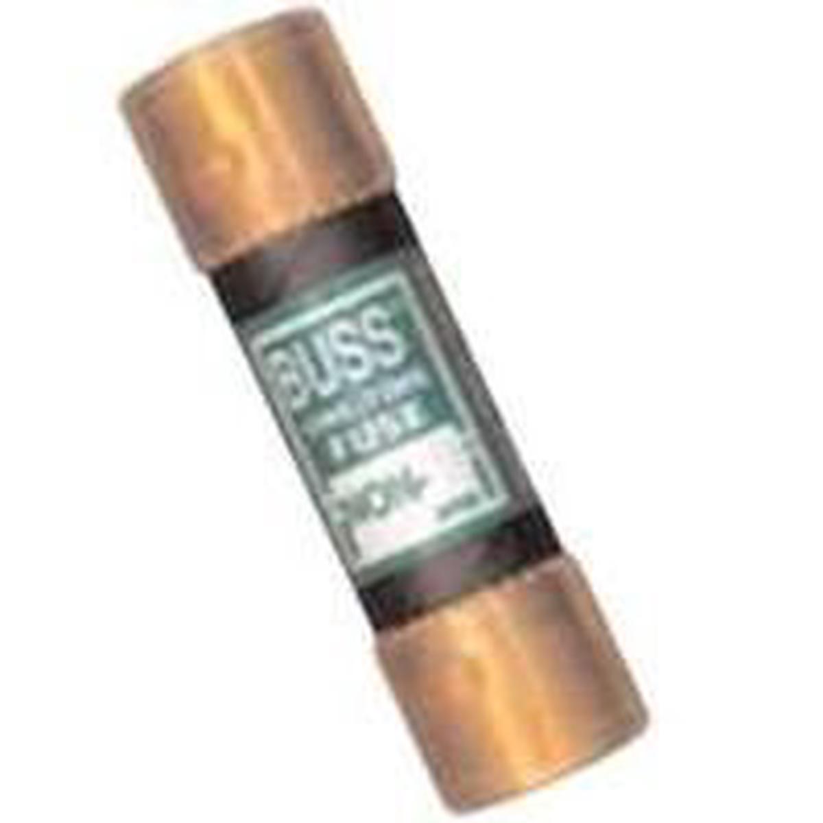Bussmann Fuse, 40 A, 250 VAC, 125 VDC, 50 kA Interrupt, Melamine Body (NON-40)