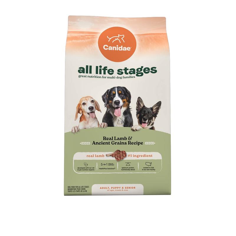 Canidae All Life Stages Real Lamb & Ancient Grains Dry Dog Food – 27 lb