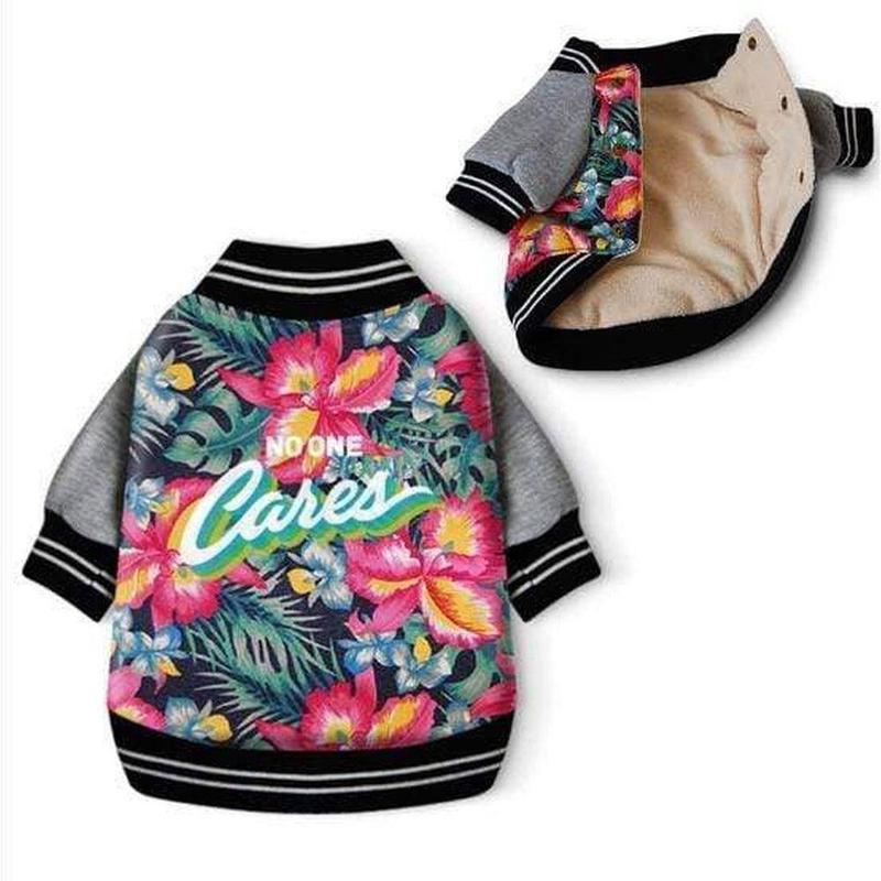 Dog Jacket ‘No one Cares’